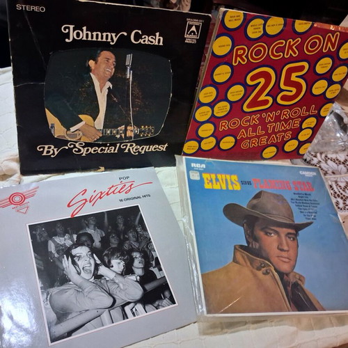 Vinyl records like new, 4 great collections from 70s and 80s