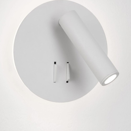 Wall spot LED 9W 3000K white, new, aluminum and acrylic