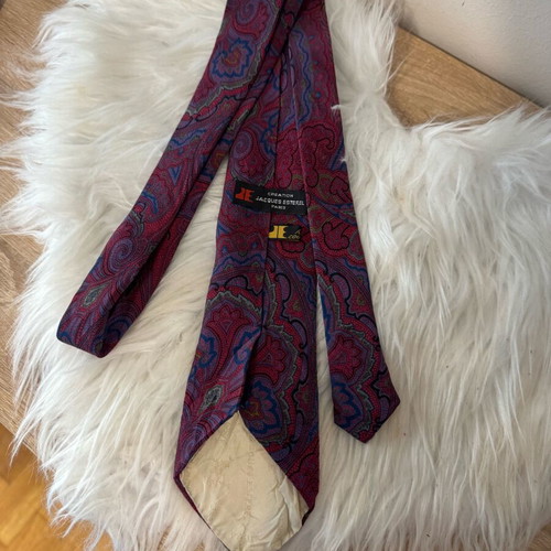 Jacques Esterel silk tie like new, multicolored