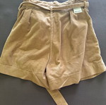BSB shorts high-waisted with belt corduroy fabric like new beige size M