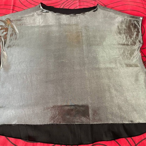 Pour Moi Italy metallic blouse like new, size M/L