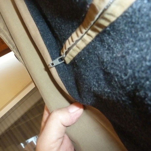 Joop! trench coat with wool lining, XXL, olive green, with minor wear