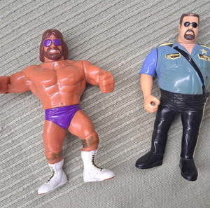 WWF Hasbro Series Big Boss Man + Macho Mann Randy Savage