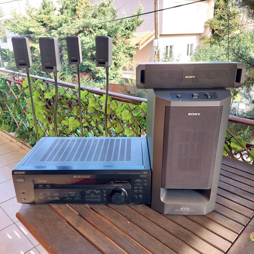 Sony STR-DE345 amplifier with Home Theater Speaker System SA-VE315 like new