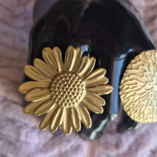 Ring set new, large summer stainless steel gold tone
