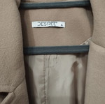 Desiree beige coat, warm lined