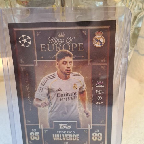 Federico Valverde Topps Kings of Europe card