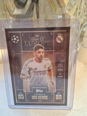 Federico Valverde Topps Kings of Europe card