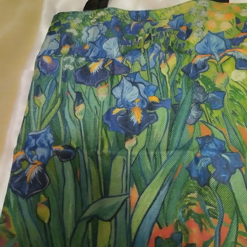 Irides Fabric Shoulder Bag new, blue multicolor