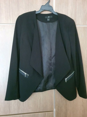 Σακάκι Blazer H&M μαύρο μέτριο, σαν καινούργιο, μέγεθος XL 42