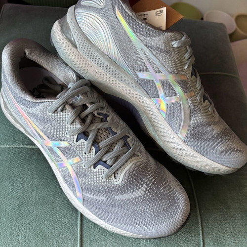 Αθλητικά παπούτσια ASICS GEL-NIMBUS 23 PLATINUM καινούργια, γκρι ασημί, μέγεθος 43,5