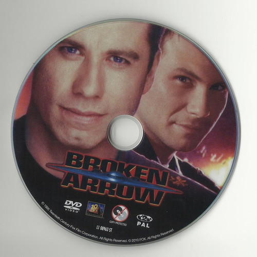 Broken Arrow DVD like new, adventure action film with subtitles
