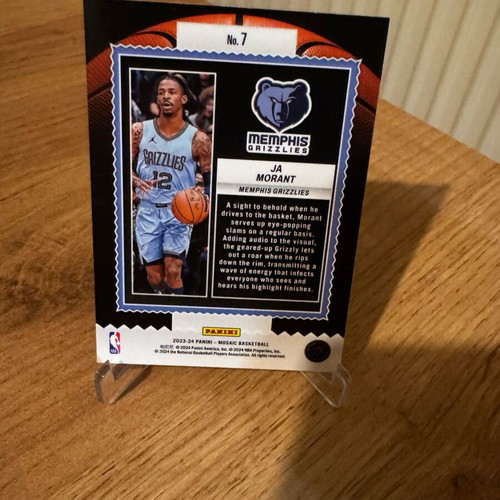 Ja Morant Jam Masters insert like new, Panini Mosaic