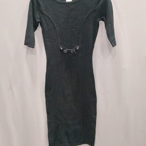 Renato Nicci black dress like new, knitted winter size 38