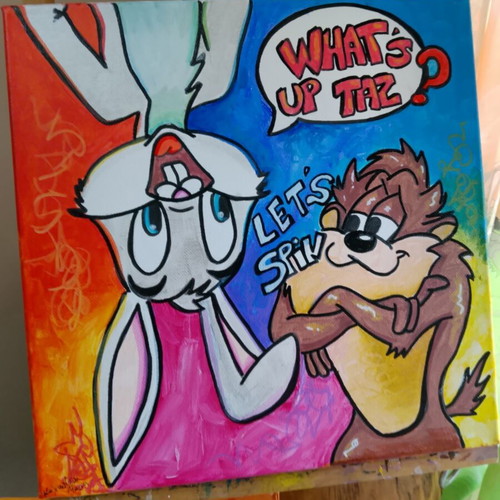Pop Art Painting 30x30cm new