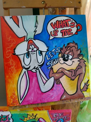 Pop Art Painting 30x30cm new