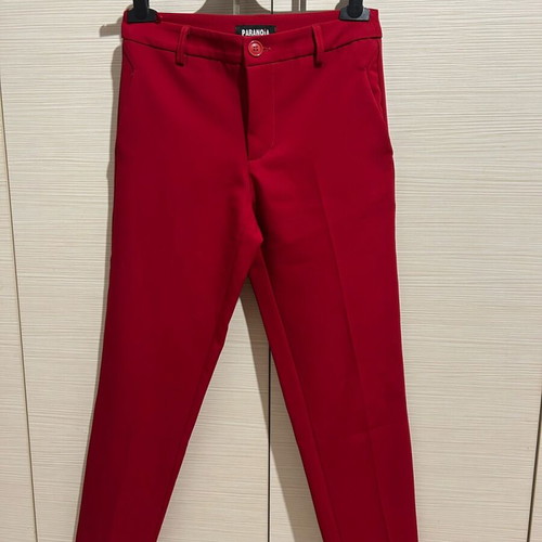Paranoia fabric pants like new, size S, red
