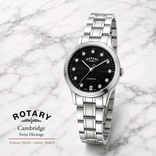 Rotary Cambridge women's watch with sapphire crystal