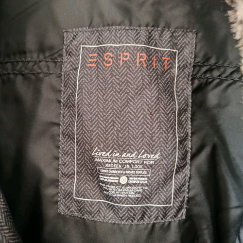 Esprit men's winter jacket like new, gray, size L