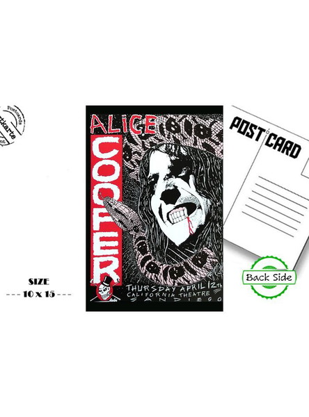 Post Card - Alice Cooper  -  Καρτ Ποστάλ - Ξένη Μουσική Σκηνή