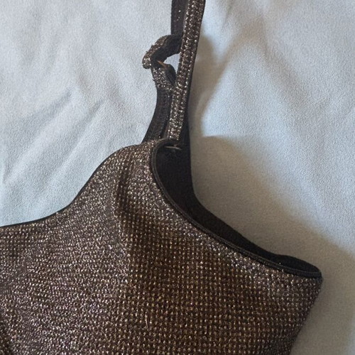 Bikini set like new, size M/L, black and silver