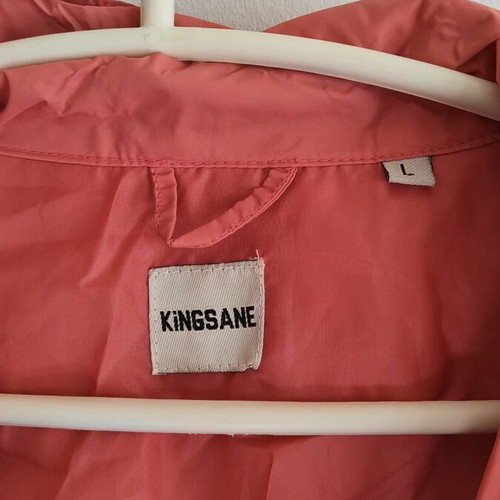Pink Waterproof Jacket like new, size Large