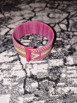 Women's bracelet handmade, new, pink