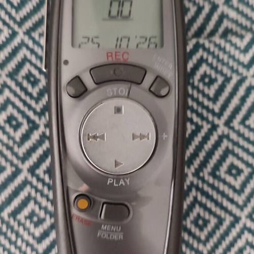 Olympus Digital Voice Recorder used, journalist model