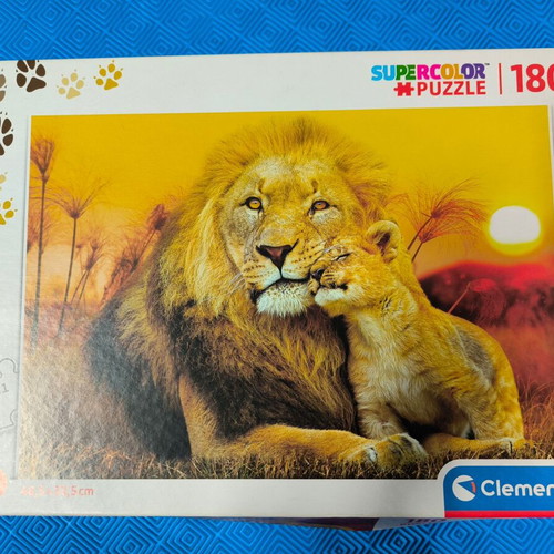 Clementoni Supercolor Puzzle 180 Pieces Unexpected Hug like new