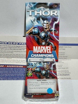 Marvel Champions LCG Thor Hero Pack σαν καινούργιο με σφραγισμένες κάρτες