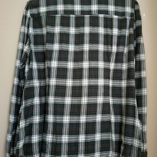 Massimo Dutti plaid shirt like new, gray and brown, size 46