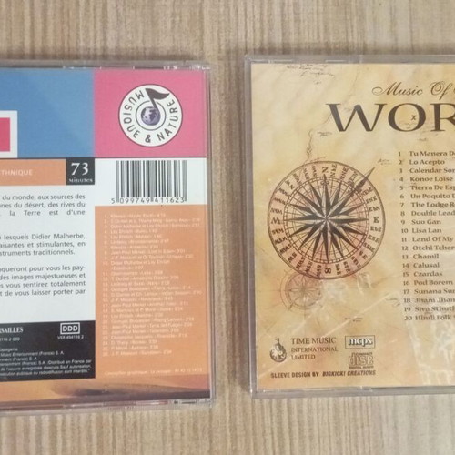 2 CDs Music of the World new, authentic