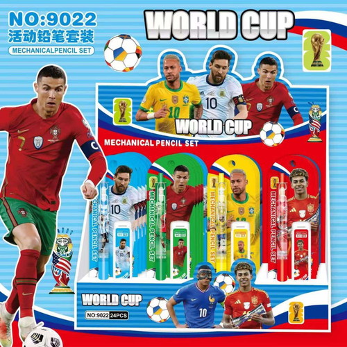 World Cup mechanical pencils display 24 pieces new