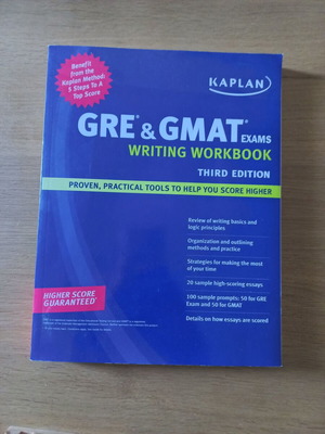 Gmat Gre exam workbook like new, English