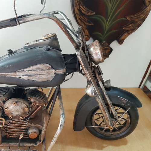 Metal Chopper Style Handmade Motorcycle 55cm used