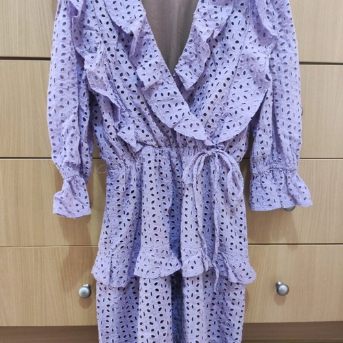 Mind Matter lilac mini dress size M like new