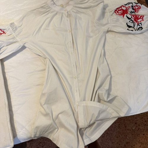 Simple summer dress like new, white, size L