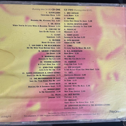 3 double CDs Totally 70's used, rock funk soul pop