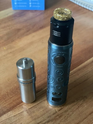 Tesla Punk 1.5 Tube Mod 86W like new with refill liquid container