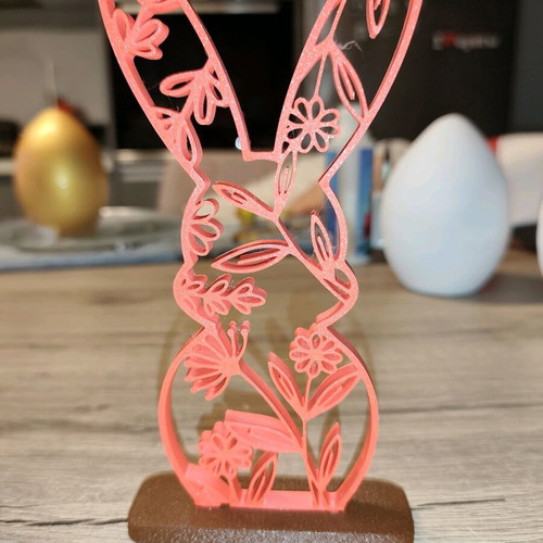 Easter decorative bunnies set of two pieces new