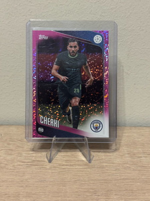 Topps UCC Flagship 2026 Rayan Cherki Manchester City Pink Sparkle new