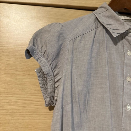 Stradivarius shirts gray Medium-Large size with sleeve button like new