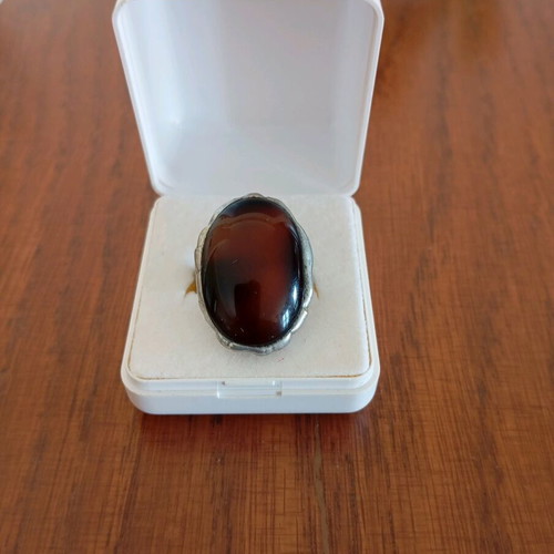 Adjustable ring like new, silver