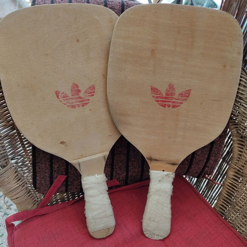Beach rackets used