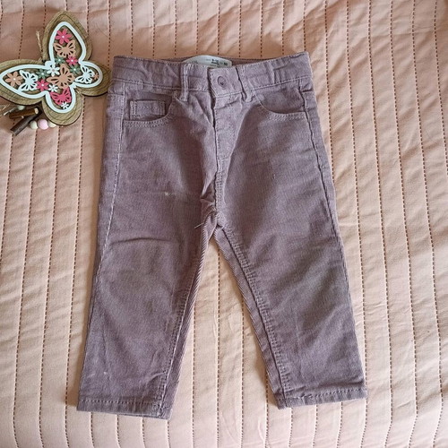 ZARA corduroy pants 9-12 months like new, rotten apple color
