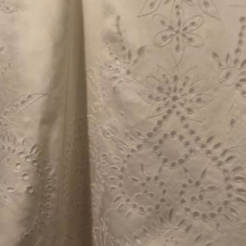 Vera Wang wedding dress used, silk, strapless, size 10 with green ribbon