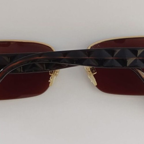 Chanel 2065-B Sunglasses Like New Brown Gold Made in Italy