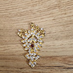 Gold-tone chandelier pendant like new
