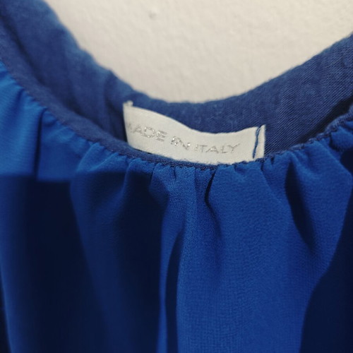 Two-tone summer dress size S like new, black and blue