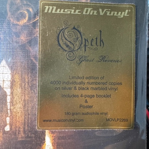 Opeth Ghost Reveries 2 x Vinyl LP album like new, limited edition